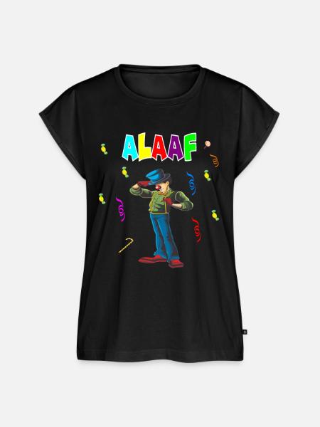 Karneval Alaaf - Frauen Premium Bio Top - Schwarz