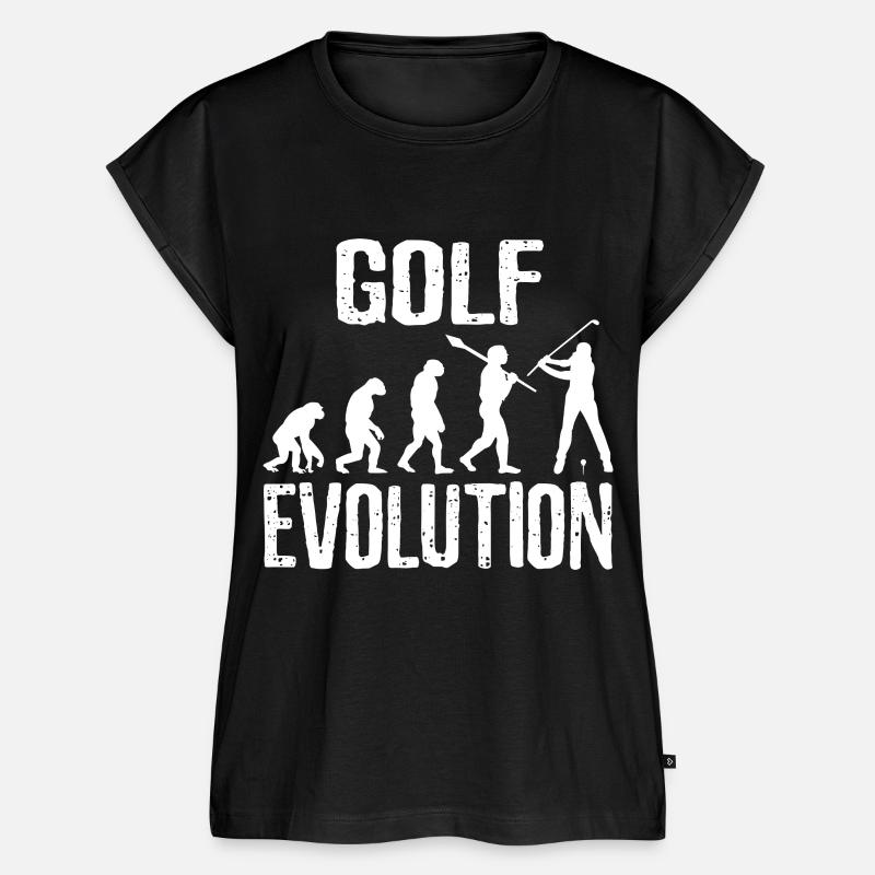 Evolution du golf - Haut bio Premium Femme - noir