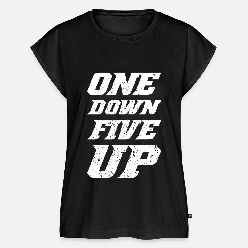 One Down Five Up - Haut bio Premium Femme - noir