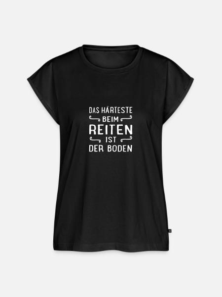 reiten - Frauen Premium Bio Top - Schwarz