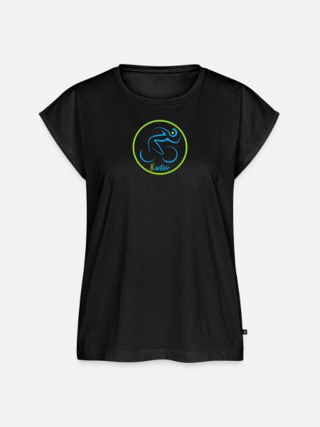 Bactive.nrw Teamlogo - Frauen Premium Bio Top - Schwarz