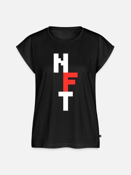 Crypto Trader Cryptocurrency Art NFT - Frauen Premium Bio Top - Schwarz