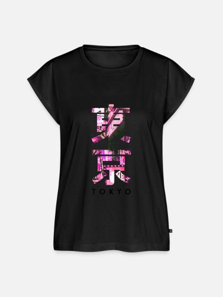 Tokio Japan Asien - Frauen Premium Bio Top - Schwarz