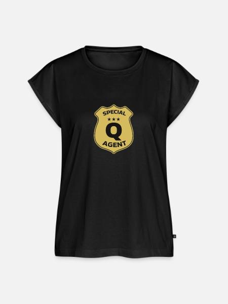 Special Agent Q - Frauen Premium Bio Top - Schwarz