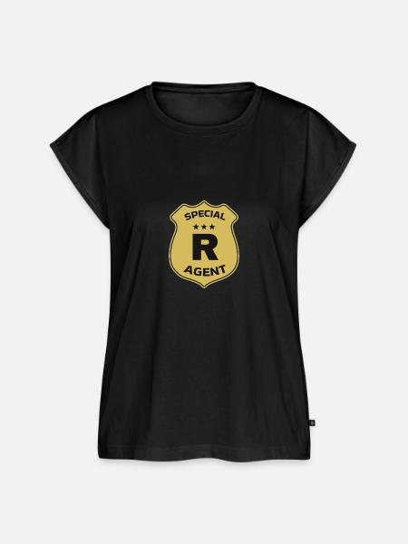 Special Agent R - Frauen Premium Bio Top - Schwarz