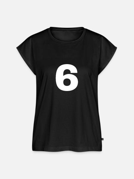 6 - Frauen Premium Bio Top - Schwarz