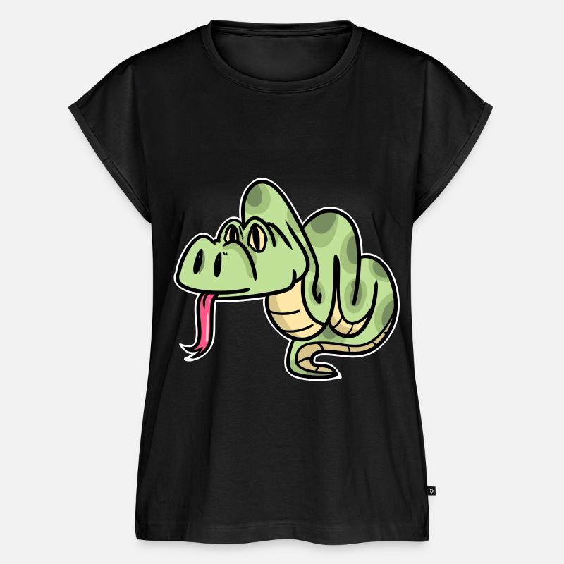 python - Women’s Premium Organic Top - black