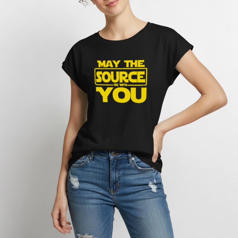 May the Source be with You Coding Code Women’s Premium Organic Top