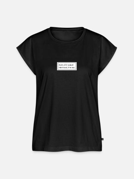 Sarkastischer Ironischer Sarkasmus Ironie Spruch - Frauen Premium Bio Top - Schwarz