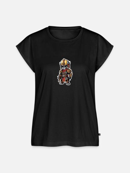 Untoter Krieger - Frauen Premium Bio Top - Schwarz