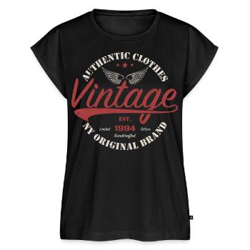 Jahrgang 1994 Geburtstagsgeschenk 1994 Retro 1994 - Frauen Premium Bio Top - Schwarz - Vorne - AI Model Female 172 light (172cm)