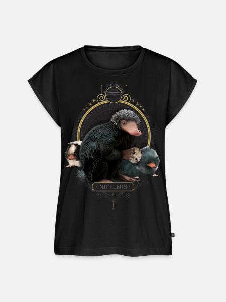 Phantastische Tierwesen Nifflers - Frauen Premium Bio Top - Schwarz