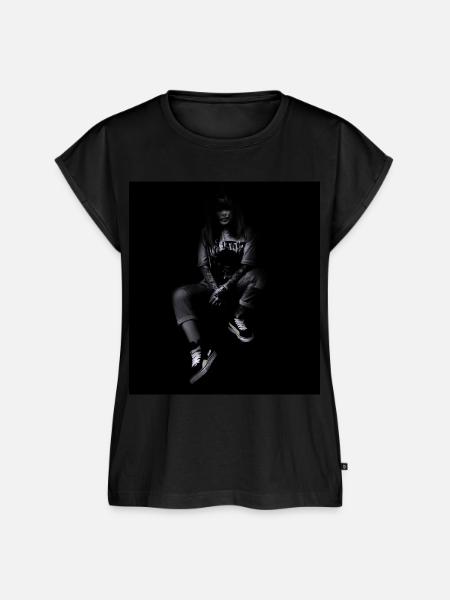 babe - Frauen Premium Bio Top - Schwarz
