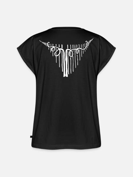 Einzel Stock Winzer - Frauen Premium Bio Top - Schwarz