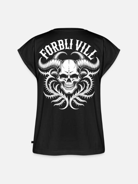 Gorblin Villa Schädel - Frauen Premium Bio Top - Schwarz