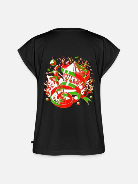 Kirmes - Frauen Premium Bio Top - Schwarz