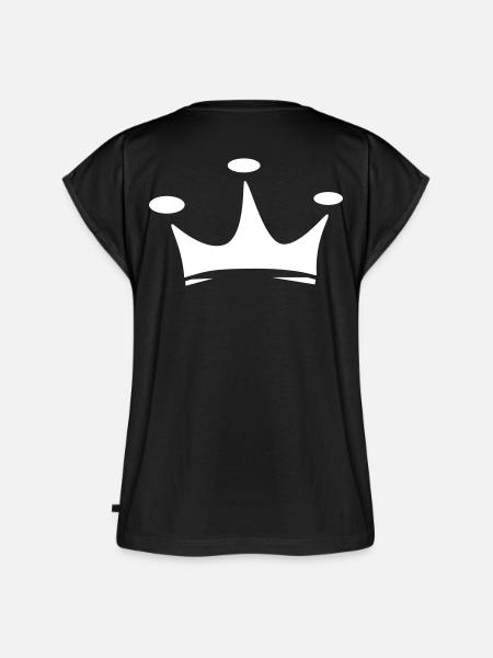King - Frauen Premium Bio Top - Schwarz