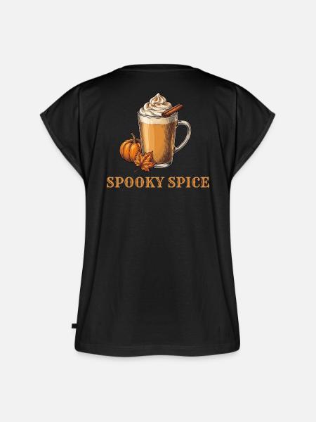 Spooky Spice Pumpkin Spice - Frauen Premium Bio Top - Schwarz