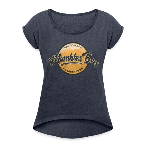 Mumbles Bay - Women's T-Shirt with rolled up sleeves