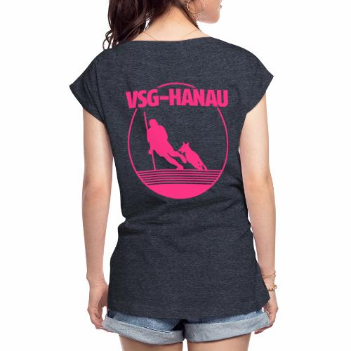 VSG Hanau e V - Frauen T-Shirt mit gerollten Ärmeln