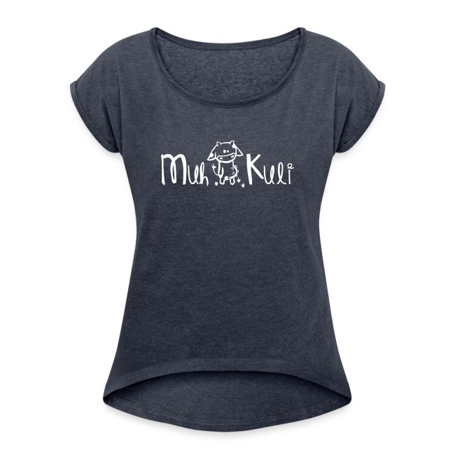 Vorschau: Muhkuli - Frauen T-Shirt mit gerollten Ärmeln