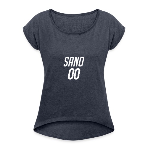 Sano Thick - T-shirt med upprullade ärmar dam