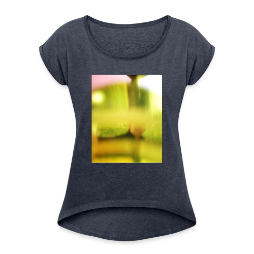 YUNGM - T-shirt à manches retroussées Femme