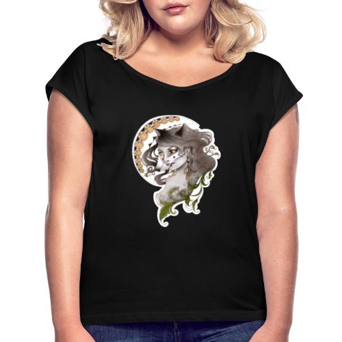 Wolf Lady - T-shirt à manches retroussées Femme