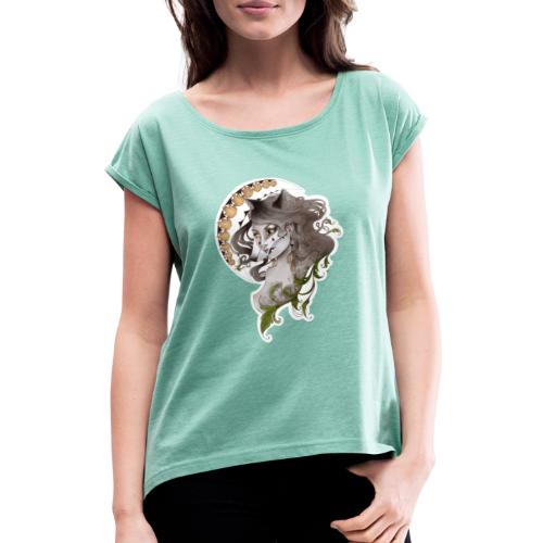 Wolf Lady - T-shirt à manches retroussées Femme