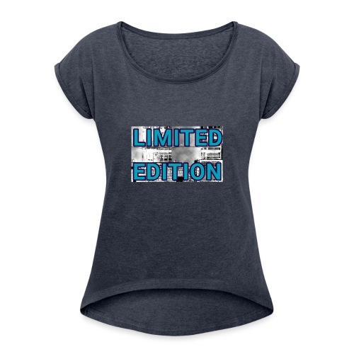 limited edition - Frauen T-Shirt mit gerollten Ärmeln