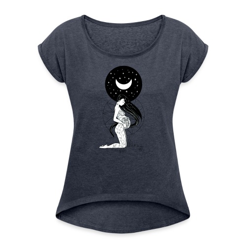 Mama Moon - T-shirt à manches retroussées Femme