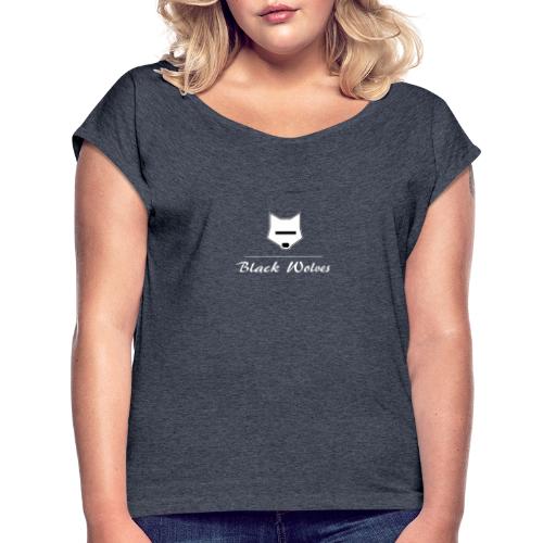 blackwolves Transperant - T-shirt à manches retroussées Femme