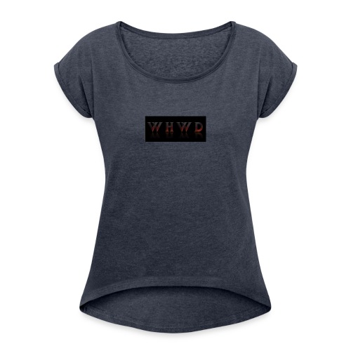 WHWD - T-skjorte med rulleermer for kvinner