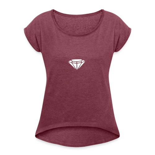 Diamond - Women's T-Shirt with rolled up sleeves