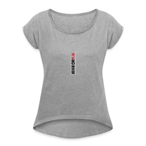 JESSE - Women's T-Shirt with rolled up sleeves