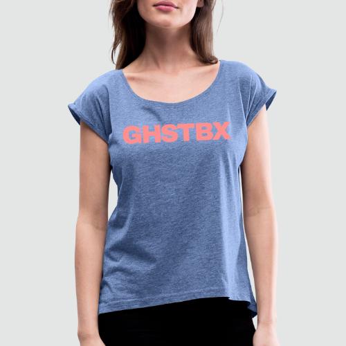 Ghostbox - Frauen T-Shirt mit gerollten Ärmeln