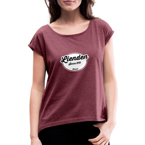 Lienden - Vrouwen T-shirt met opgerolde mouwen