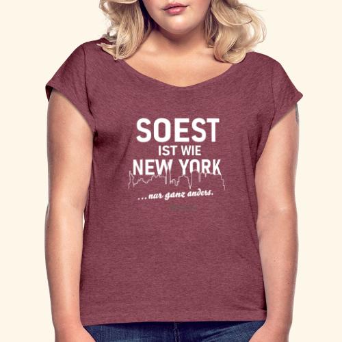 Soest T-Shirt - Frauen T-Shirt mit gerollten Ärmeln
