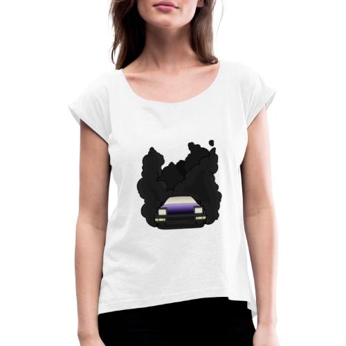 Japanese Drift Machine - Women's T-Shirt with rolled up sleeves