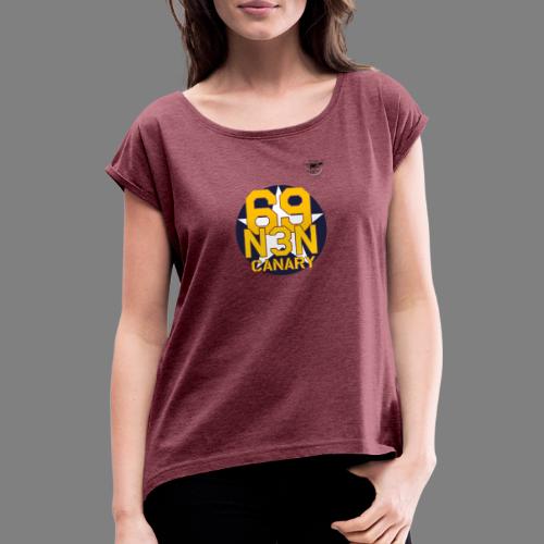 TDH20 - N3N CANARY - T-shirt à manches retroussées Femme