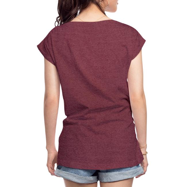 Vorschau: Oida Fux - Frauen T-Shirt mit gerollten Ärmeln