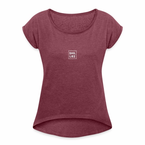 Shilliez 2018 - Vrouwen T-shirt met opgerolde mouwen