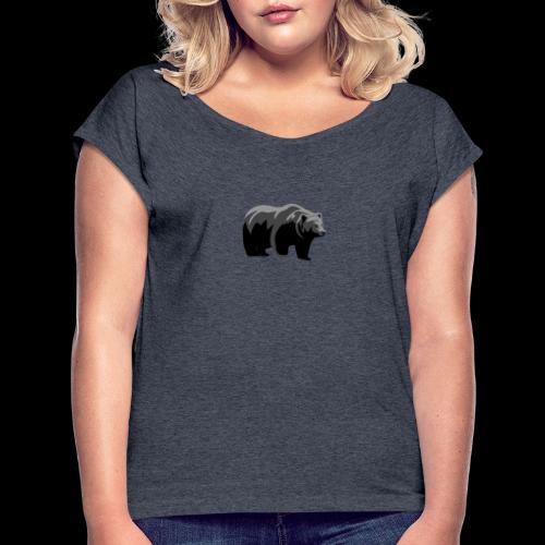 #bärik - Frauen T-Shirt mit gerollten Ärmeln
