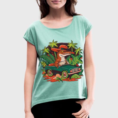 Aventure Tropicale - T-shirt à manches retroussées Femme