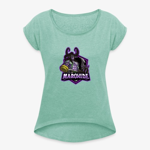 Maroxide Merch Store - Women's T-Shirt with rolled up sleeves