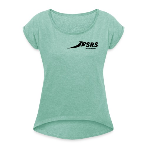 SRS Motorsport - Frauen T-Shirt mit gerollten Ärmeln