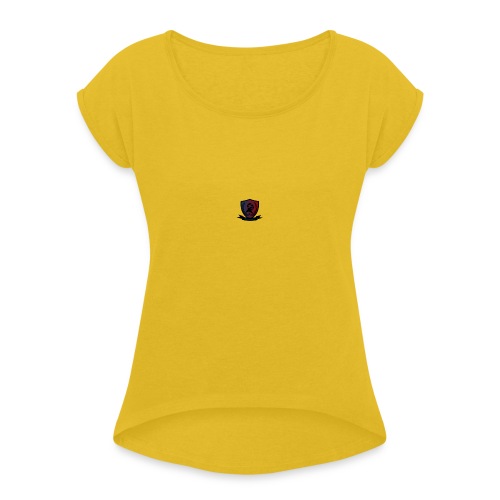 Relo Benzen - T-skjorte med rulleermer for kvinner