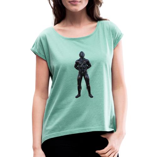 Comic 7 Völker - Imperium Soldat - 7voelker.ch - Frauen T-Shirt mit gerollten Ärmeln