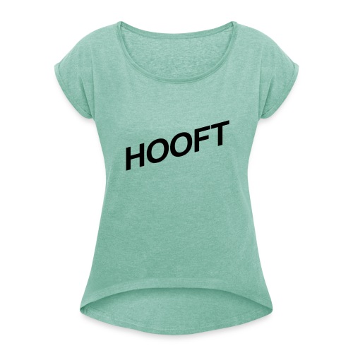 HOOFT - Vrouwen T-shirt met opgerolde mouwen