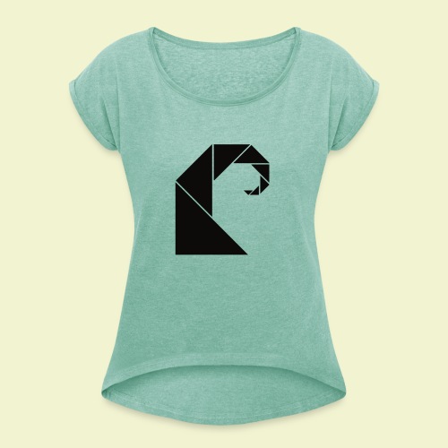 Swell - Vrouwen T-shirt met opgerolde mouwen